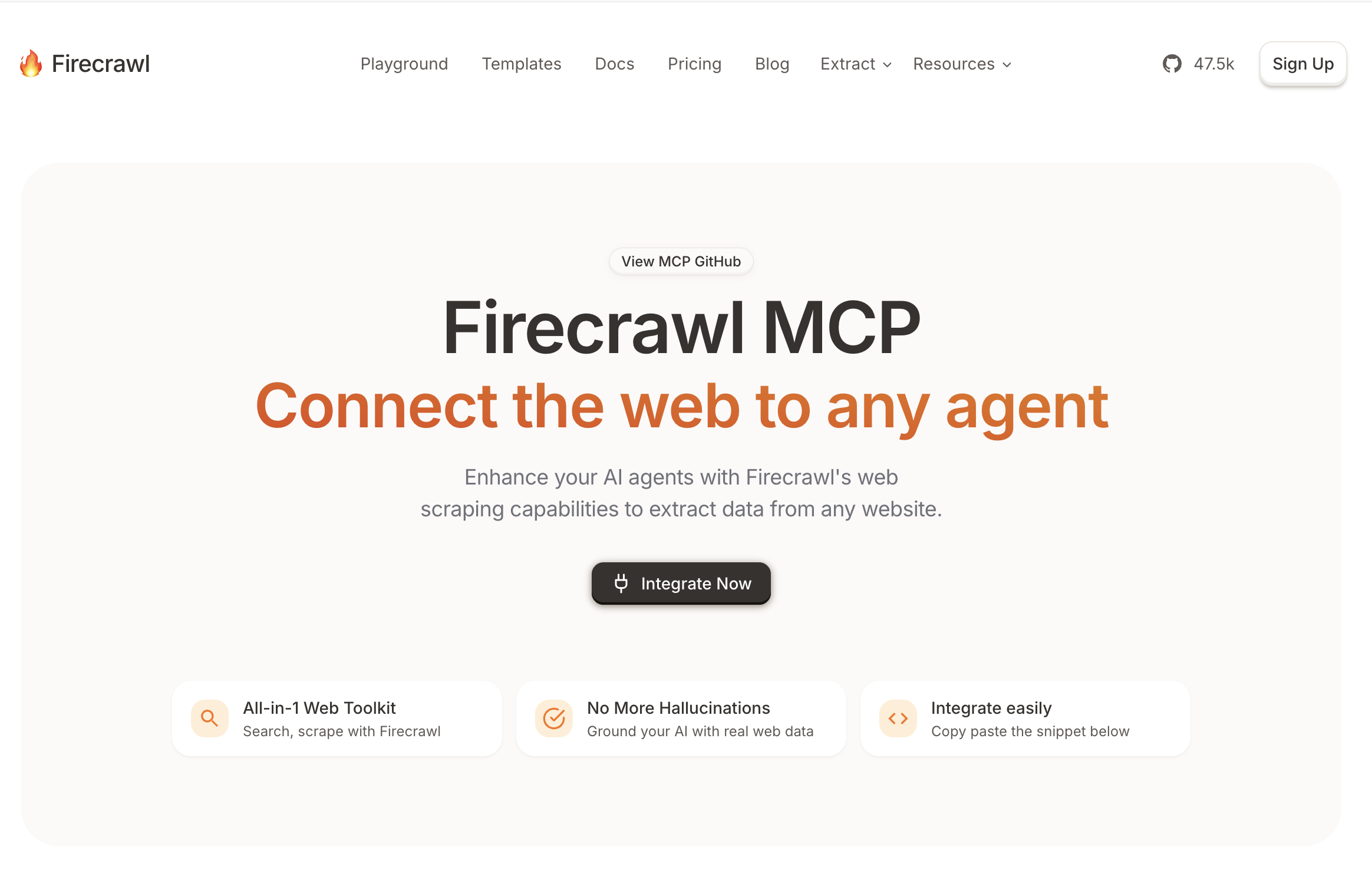 Firecrawl MCP server crawling and content extraction interface.